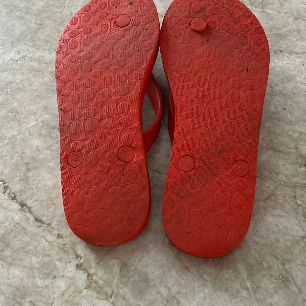 COACH Flip Flops - Picture 3 of 5